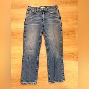 Madewell women’s mid rise classic straight jeans